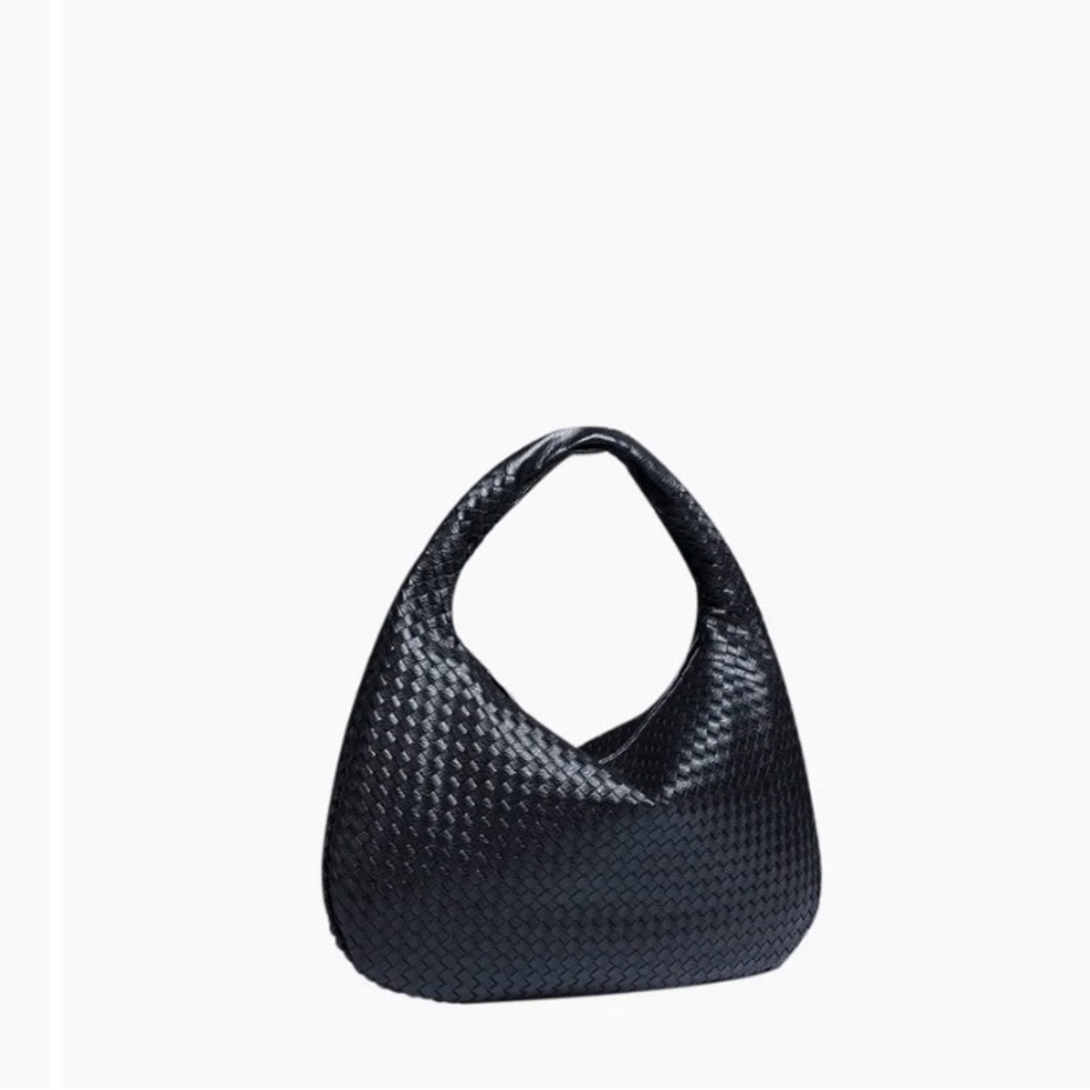 Commense Black Braided Bag